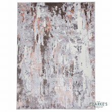 Additional picture of Apollo GR580 Grey/Rose Rug 120 x 170cm