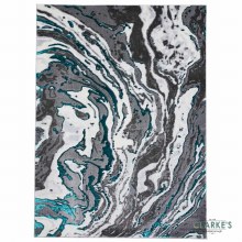 Additional picture of Apollo GR584 Grey/Green Rug 120 x 170cm