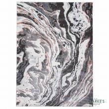 Additional picture of Apollo GR584 Grey/Rose Rug 120 x 170cm