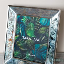 Additional picture of Arctic Leaf Mirrored Photo Frame 8x10