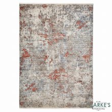 Additional picture of Athena Rug 18597 Grey / Terra 160 x 220cm