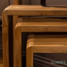 Additional picture of bari s/3 nesting tables teak