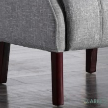 Additional picture of Barna Light Grey Armchair