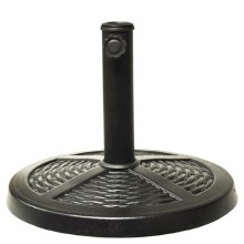 Additional picture of Round Rattan Effect Parasol Base 20kg