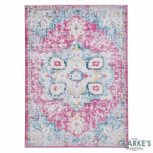 Additional picture of Boston Fuchsia / Blue Rug 120 x 170cm