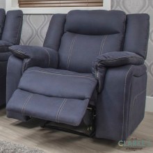 Additional picture of Brooklyn Recliner Denim