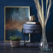 Additional picture of Gold & Cyan 2 - Framed Wall Art 54 x 74 cm