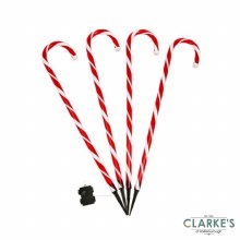 Additional picture of Candy Cane Battery Powered XL Stakes set of 4