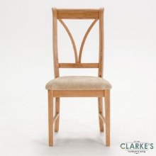 Additional picture of Carmen Oak dining chair