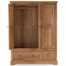 Additional picture of Carmen Oak Triple Wardrobe