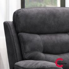 Additional picture of Cerrie 1 Seater Recliner Dark Grey