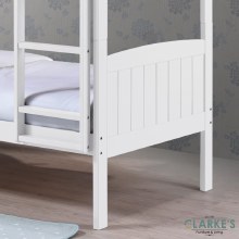 Additional picture of Cassie white bunk bed