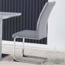 Additional picture of Charlene Dining Chair Grey