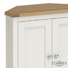 Additional picture of Chichester Ivory Corner Cupboard