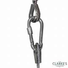 Additional picture of Connex Spring Hook / Carabiner Stainless Steel 8 x 80 mm