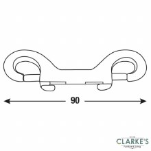 Additional picture of Connex Double Ended Bolt Snap Hook 90 mm