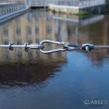 Additional picture of Connex Snap Hook / Carabiner Galvanised 10 x 100 mm