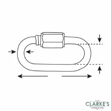 Additional picture of Connex Bolted Chain Link Galvanised 10 x 69mm