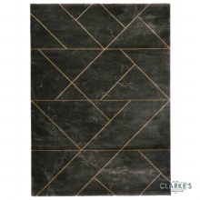 Additional picture of Craft 23486 Dark Grey / Gold Rug  120 x 170cm