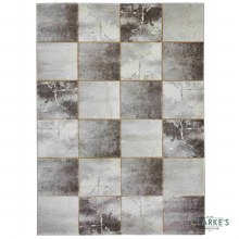 Additional picture of Craft 23495 Grey / Gold Rug  120 x 170cm