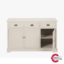 Additional picture of Croft Linen Pine Wood Large Sideboard