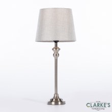 Additional picture of Dani Mini Buffet Lamp Silver/Grey 53cm
