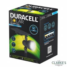 Additional picture of Duracell Solar LED 60 Lumen Spot Light