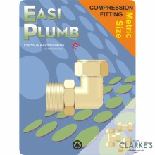 Additional picture of Easi Plumb Coupling Elbow 3/8" x 10mm