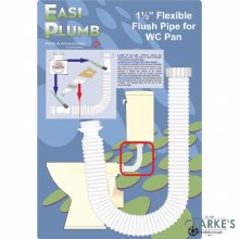 Additional picture of Easi Plumb Flexible Flush Pipe