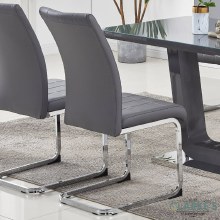Additional picture of Edel Dining Chair Dark Grey