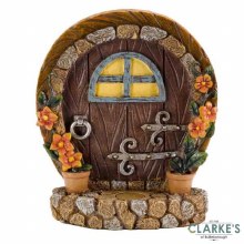 Additional picture of Fairy and Elf Doors | Garden Decor Brown