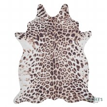 Additional picture of Faux Leopard Skin Rug Brown/Beige 130 x 155cm