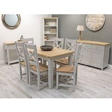 Additional picture of Ferndale Cross Back Dining Chair