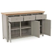 Additional picture of Ferndale large oak top sideboard