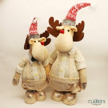 Additional picture of Reindeer Plush Christmas Figure Large 56cm