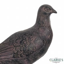Additional picture of Festive Pheasant Antique Effect Christmas Decoration 31cm