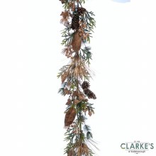 Additional picture of Copper and Ivy Decorative Christmas Garland 155cm