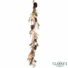 Additional picture of Gold Leaf Christmas Garland 150cm