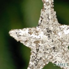 Additional picture of Gold Glitter Star Christmas Tree Ornament 6cm