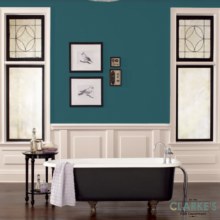 teal satinwood paint