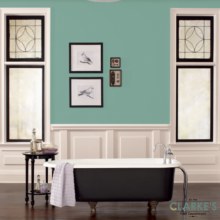 Additional picture of Fleetwood Oslo Blue Colour Advanced Satinwood 1 Litre