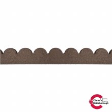 Additional picture of Flexi Scalloped Lawn Edging Brown 120x10x5cm