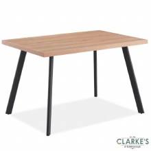 Additional picture of Frederic Oak Top Dining Table 120cm