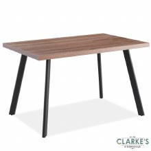 Additional picture of Frederic Walnut Top Dining Table 120cm