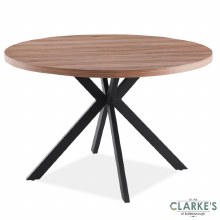 Additional picture of Frederic Round Extending Dining Table Walnut