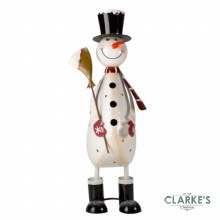 Additional picture of Polka Frosty XL Snowman Christmas Figure 60cm