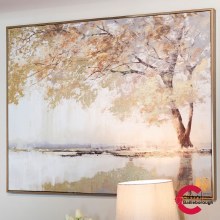 Additional picture of Gilded Oak - Framed Wall Art 120x90cm
