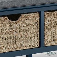 Additional picture of Harrogate Storage Bench with Baskets