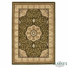 Additional picture of Heritage Traditional Green Rug 120 x 170cm