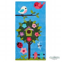 Additional picture of Hong Kong Kids 4897 Blue Rug 70 x 140cm
